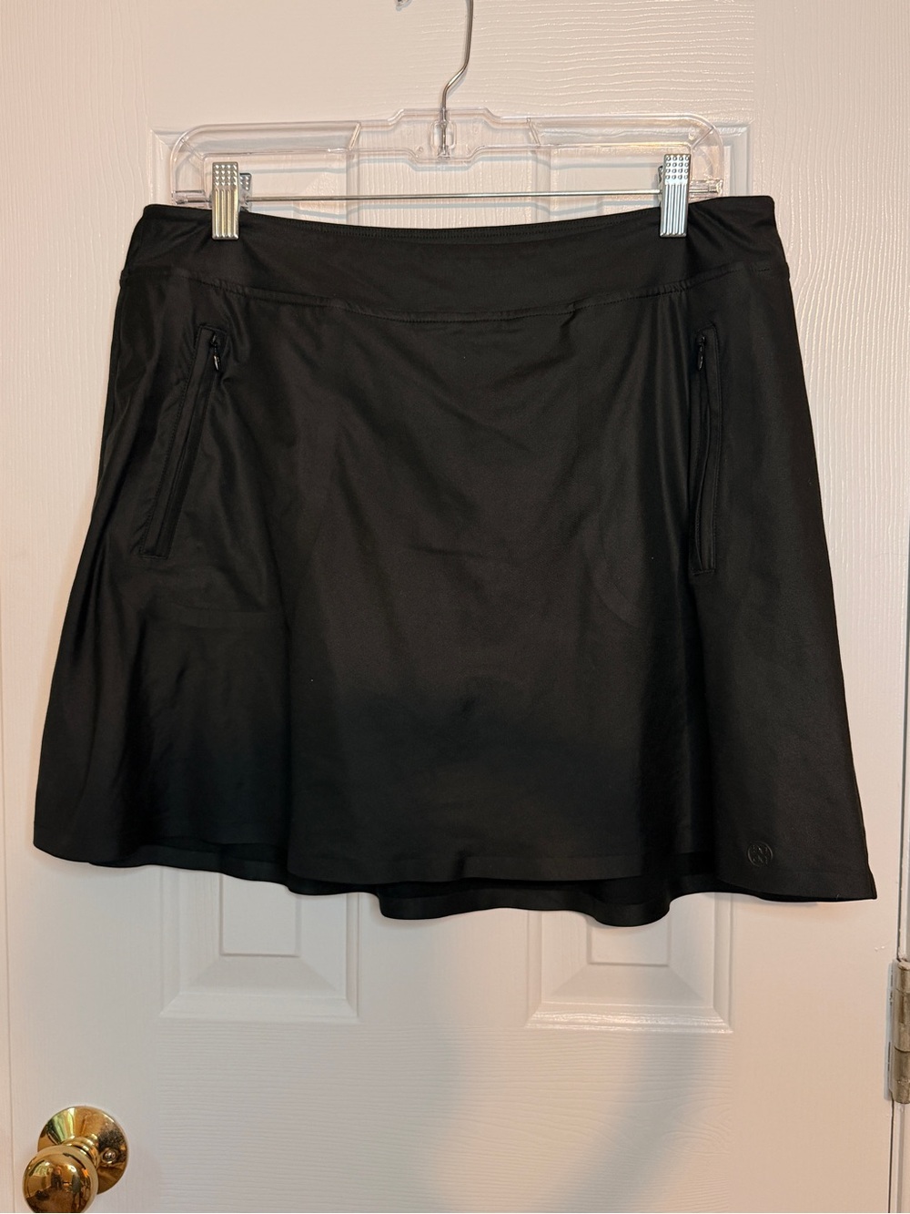 G/FORE Black Athletic Skirt with Zip Pockets
